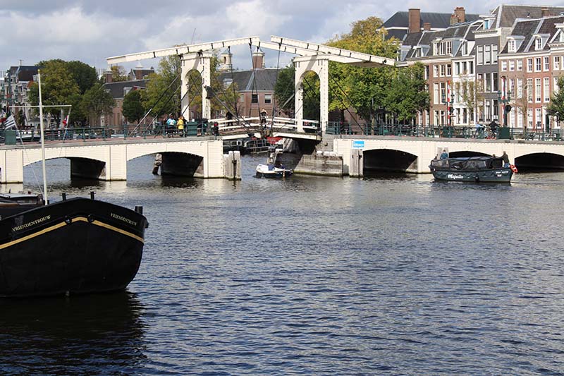 Landscape picture in Amsterdam without foreground