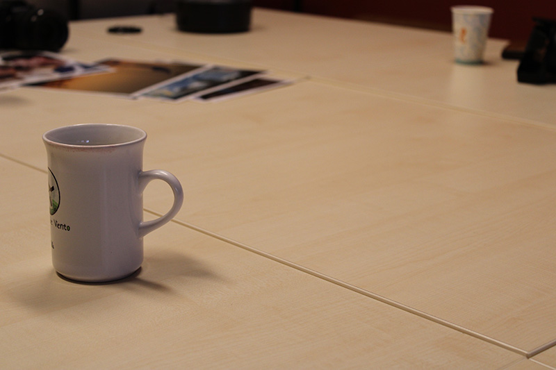 Sharp mug and blurred background