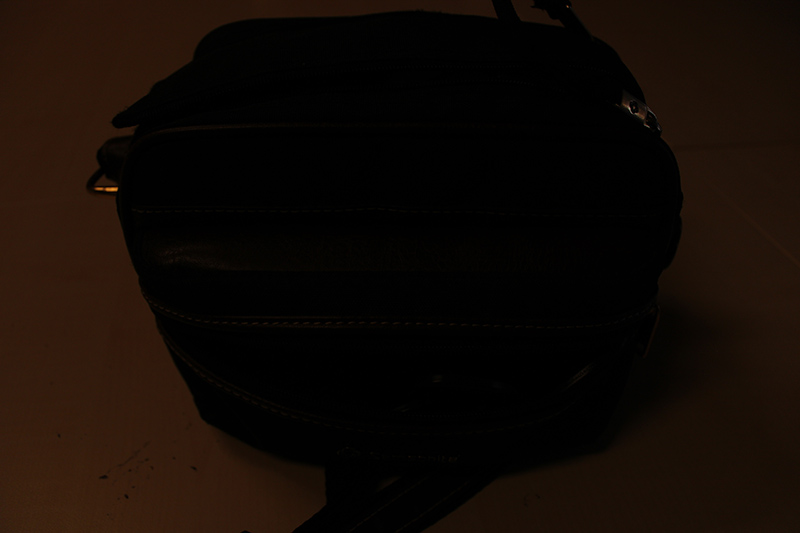 Underexposed camera bag - Exposure compensation -5