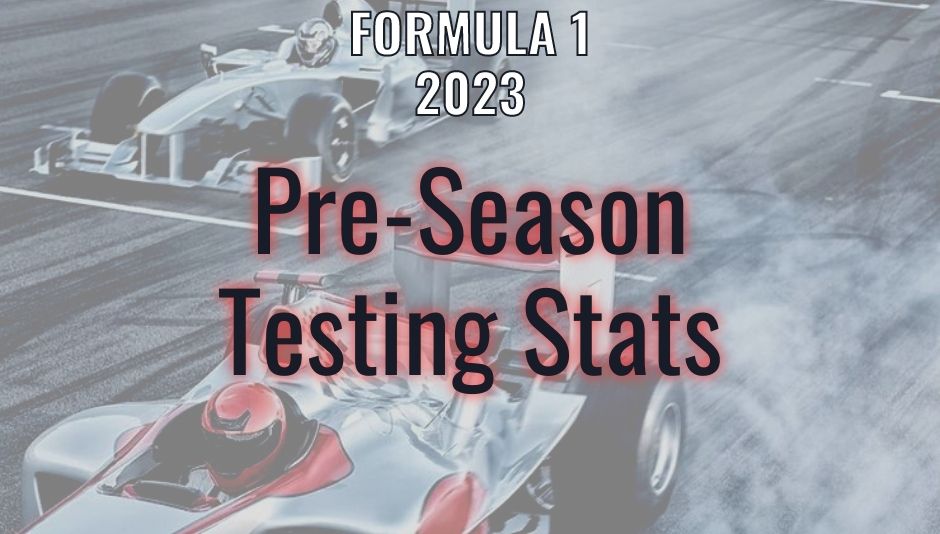 Formula 1 2023 - pre-season testing stats